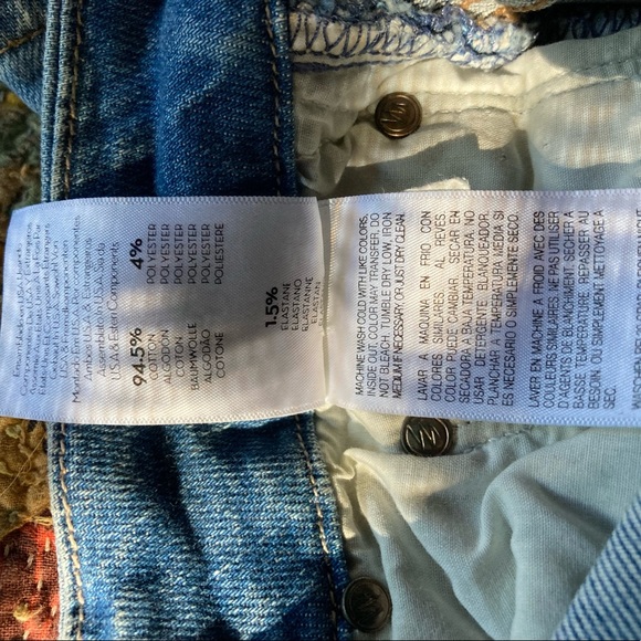 Mother Leopard Fray Ankle Jeans Size 28 - Picture 8 of 8